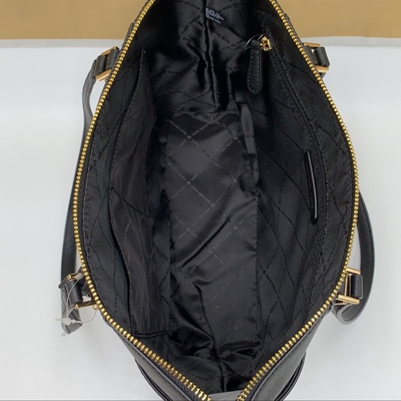 MICHAEL KORS Charlotte Large Leather Top-Zip Tote - Picture 13 of 16